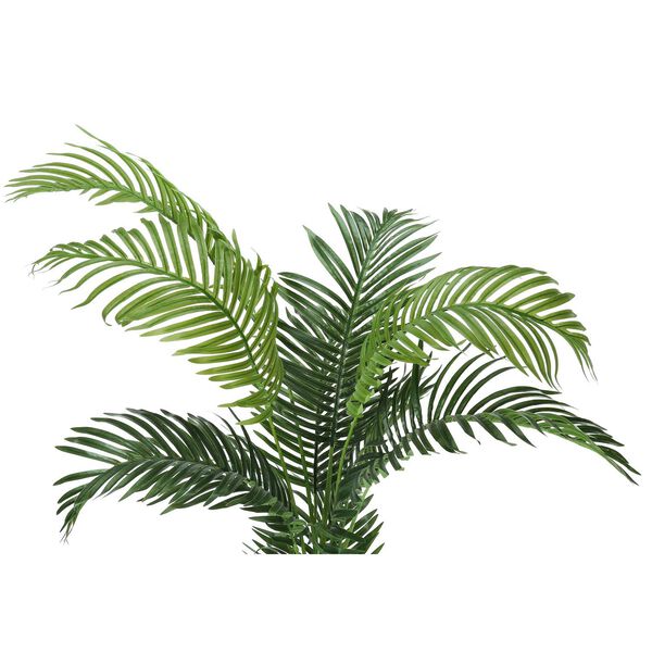 Black Green 57-Inch Palm Tree Indoor Faux Fake Floor Potted Artificial Plant, image 5